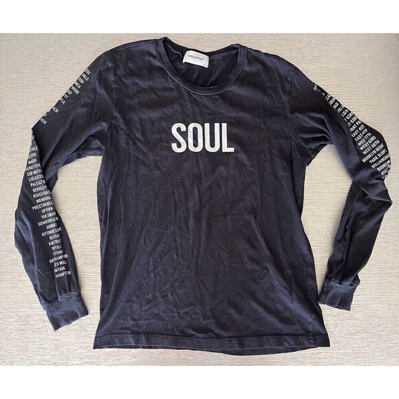 Soul Cycle “Cities” Long Sleeve Shirt Black Size Medium - Picture 1 of 5